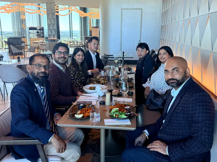Lunch with the rental team