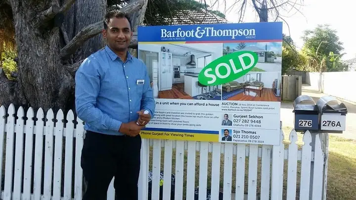 An early SOLD: auction 18 Nov 2014, Gurjeet Sekhon & Sijo Thomas