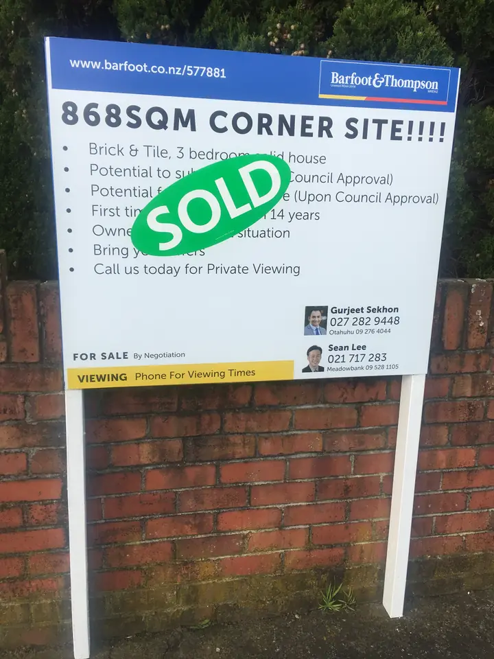 SOLD: “868 sqm corner site!!!!”, marketed by Gurjeet Sekhon & Sean Lee